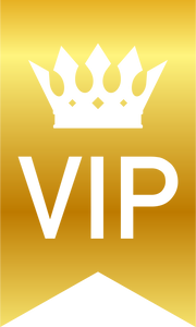 Gold VIP club label
