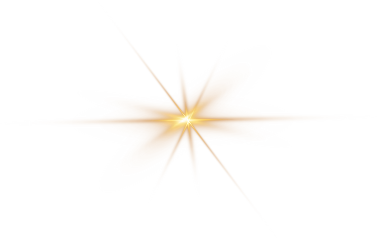 Shining golden stars